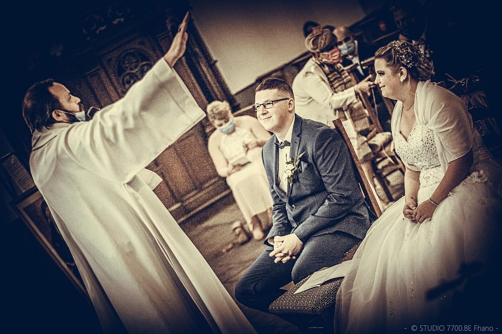 Photo du studio 7700.BE lors du mariage de Pauline et Olivier le 29 AOUT 2020