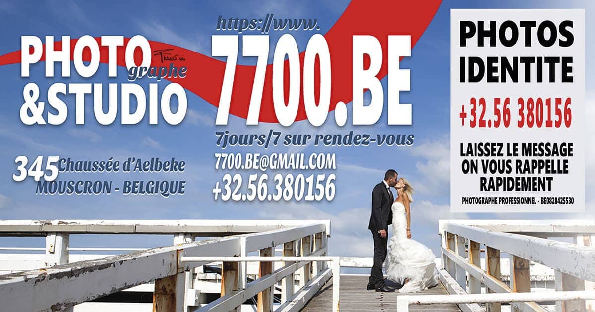 Bienvenu au Studio 7700.BE chez Fhano, votre photographe pro.