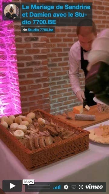 Mariage Sandrine Et Damien une petite video du Studio 7700.BE