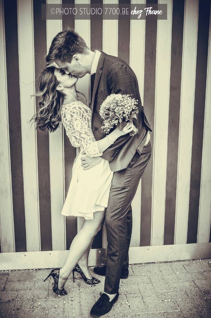 Photo de couple lors du mariage de Sandra et Maxime